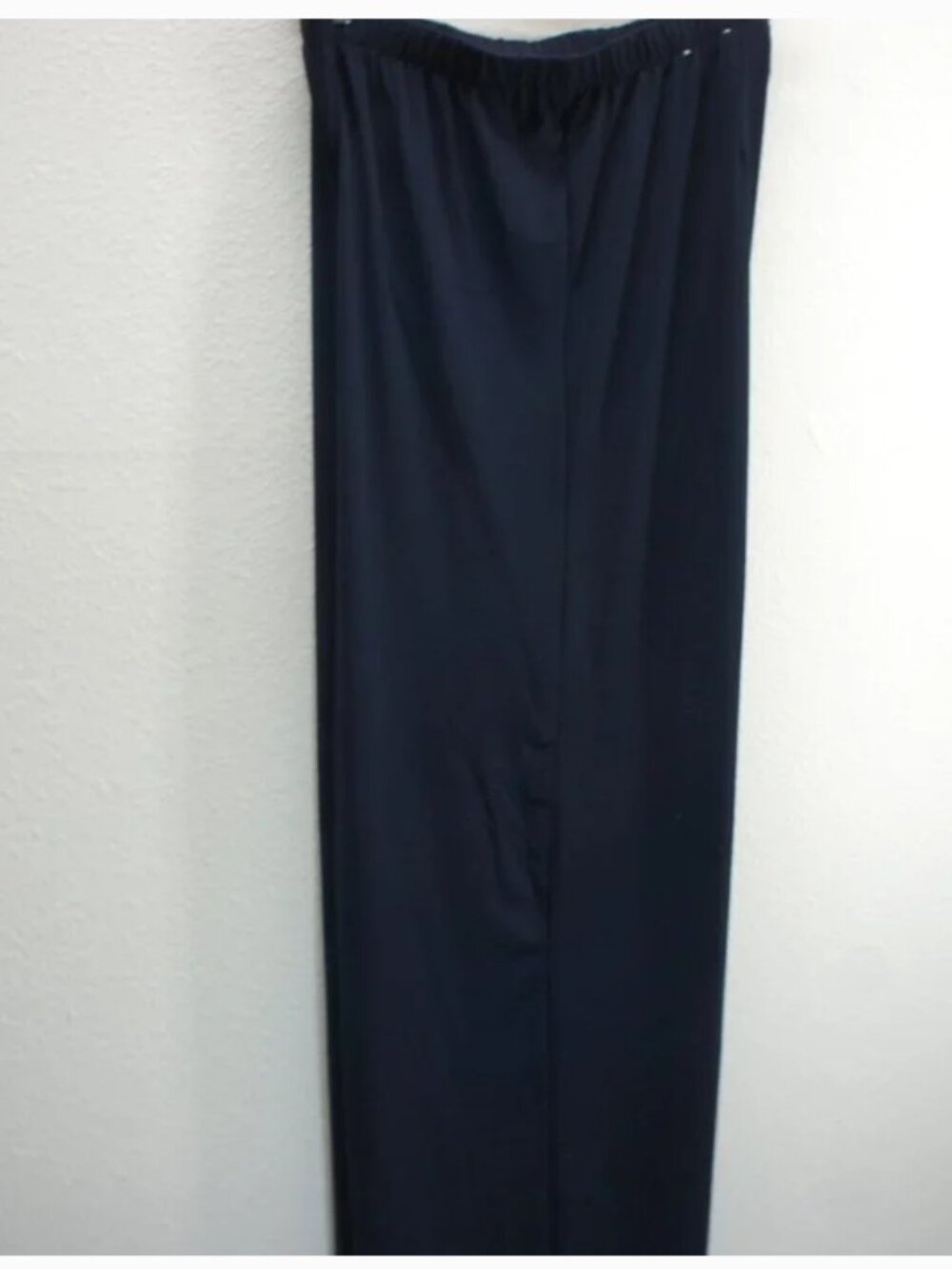 CHICO'S Easy Chic Wide Leg Soft Palazzo Navy pants size 1 - Picture 4 of 4